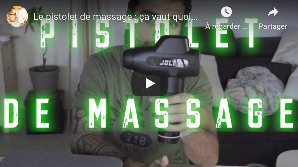 Test du pistolet de massage JOLT™ par Julien Moreno, ostéopathe